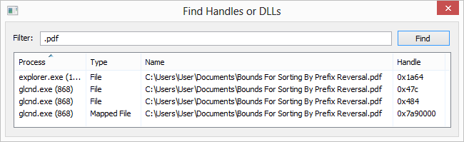 Process Hacker network connections view showing TCP and UDP connections with remote addresses